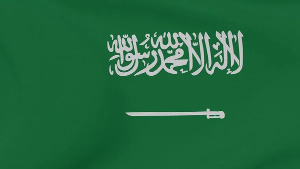 Bandera Arabia Saudita Patriotismo Libertad Nacional Imagen Alta Calidad Renderizado —  Fotos de Stock