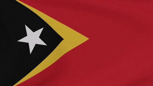 Bandeira Timor Patriotismo Liberdade Nacional Imagem Alta Qualidade Renderização — Fotografia de Stock