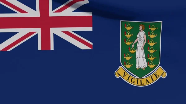 Σημαία Παρθένοι Νήσοι Ηνωμένο Βασίλειο Πατριωτισμός Εθνική Ελευθερία Υψηλής Ποιότητας — Φωτογραφία Αρχείου