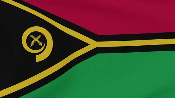 Bandeira Vanuatu Patriotismo Liberdade Nacional Imagem Alta Qualidade Renderização — Fotografia de Stock