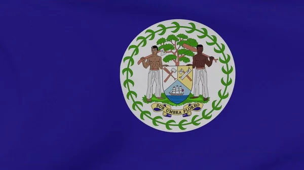 Bandeira Belize Patriotismo Liberdade Nacional Imagem Alta Qualidade Renderização — Fotografia de Stock