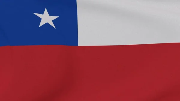 Bayrak Şili Vatanseverliği Ulusal Özgürlük Yüksek Kalite Görüntü Görüntüleme — Stok fotoğraf