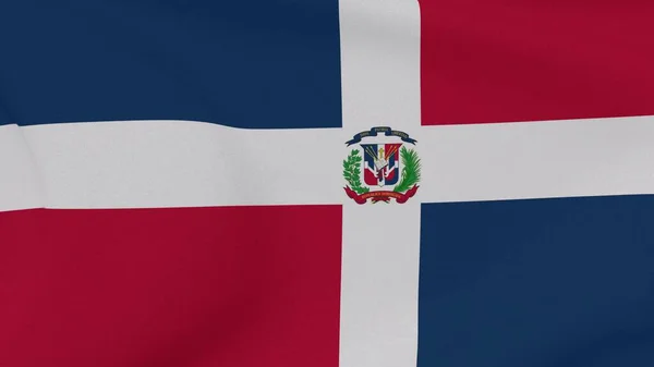 Vlag Dominicaanse Republiek Patriottisme Nationale Vrijheid Hoge Kwaliteit Beeld Weergave — Stockfoto