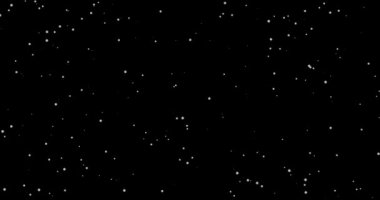 Karanlık arka planda düşen kar tanelerinin büyüleyici döngüsü, Noel sezonunda sakin ve şenlikli bir ortam yaratmak için mükemmel. Yüksek kalite 4k görüntü