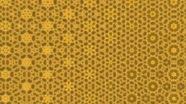 Altıgen simetri ve holografik ışıltıyla mor mavi geometrik animasyon. Ritmik hareketsiz döngülü modern dinamik arka plan. Yüksek kalite 4k görüntü