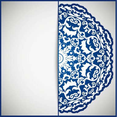 İş şablonları. El ilanı seti, mandala deseninin örtülü unsurları. Doğu motifi. El boyası arka plan. Düğün davetiyeleri, kartlar ve iş şablonları. Dekoratif kart tasarımı baskısı. Vektör EPS 10