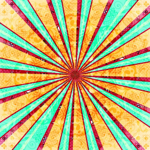 Soyut arkaplan. Örtü ve kumaş için çok uygun. Retro tarzı renkli ışık arkada eşit olarak yayılır. Tasarım için vektör illüstrasyonu. EPS 10