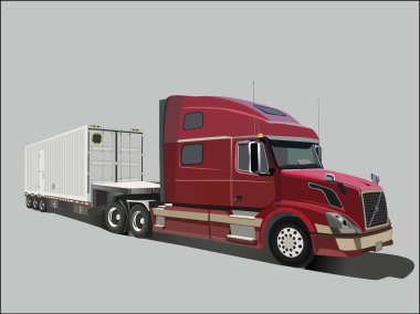 büyük kargo araba uzun yolculuklar için kargo ile