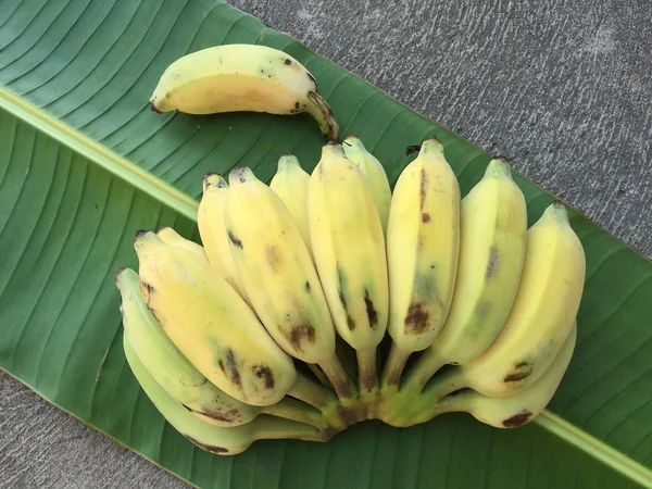Ekili muz, Tay Banana ve yeşil muz yaprağı 