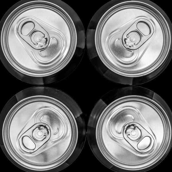 Quatro latas — Fotografia de Stock