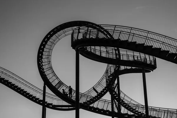 Roller coaster siluet