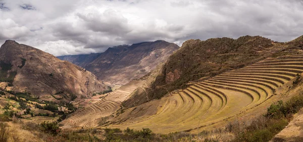 Terraces in the hills — Stock Photo, Image