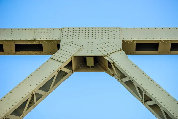 Stalen constructie gezamenlijke — Stockfoto