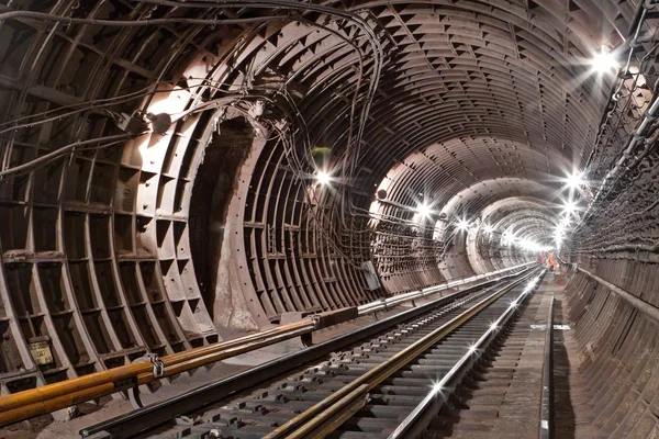 Metró alagút. Kiev, Ukrajna. Kyiv, Ukrajna — Stock Fotó