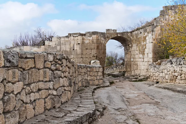 Εγκαταλελειμμένα Πόλη της Κριμαίας — Φωτογραφία Αρχείου