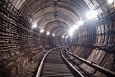 Tunelu metra. Kyjev, Ukrajina. Kyjev, Ukrajina