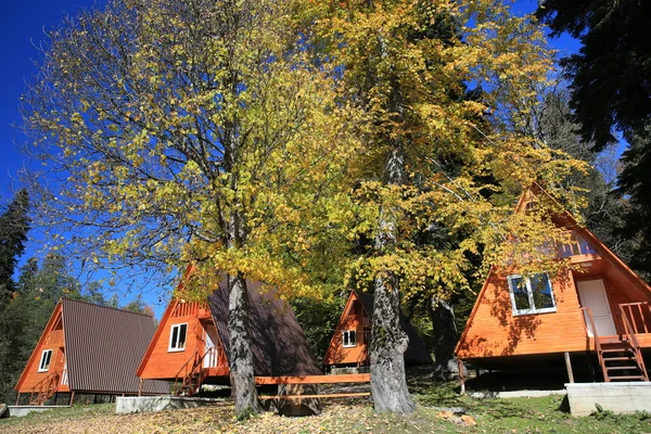 Casas para camping — Fotografia de Stock