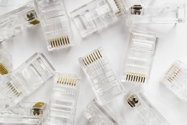 Şeffaf ethernet rj-45 konektör