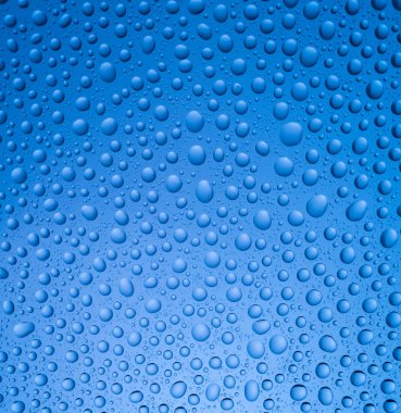 Soyut yağmur dropson mavi arka plan