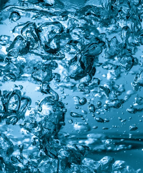 Kaynamış su kabarcıkları arka plan ile