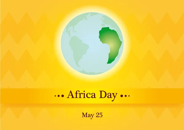 非洲一天矢量 — 图库矢量图片