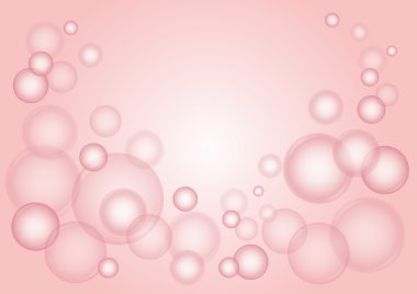 Pembe balonlar vektör