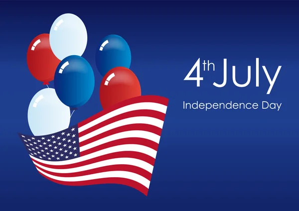 Dia da independência da América — Vetor de Stock