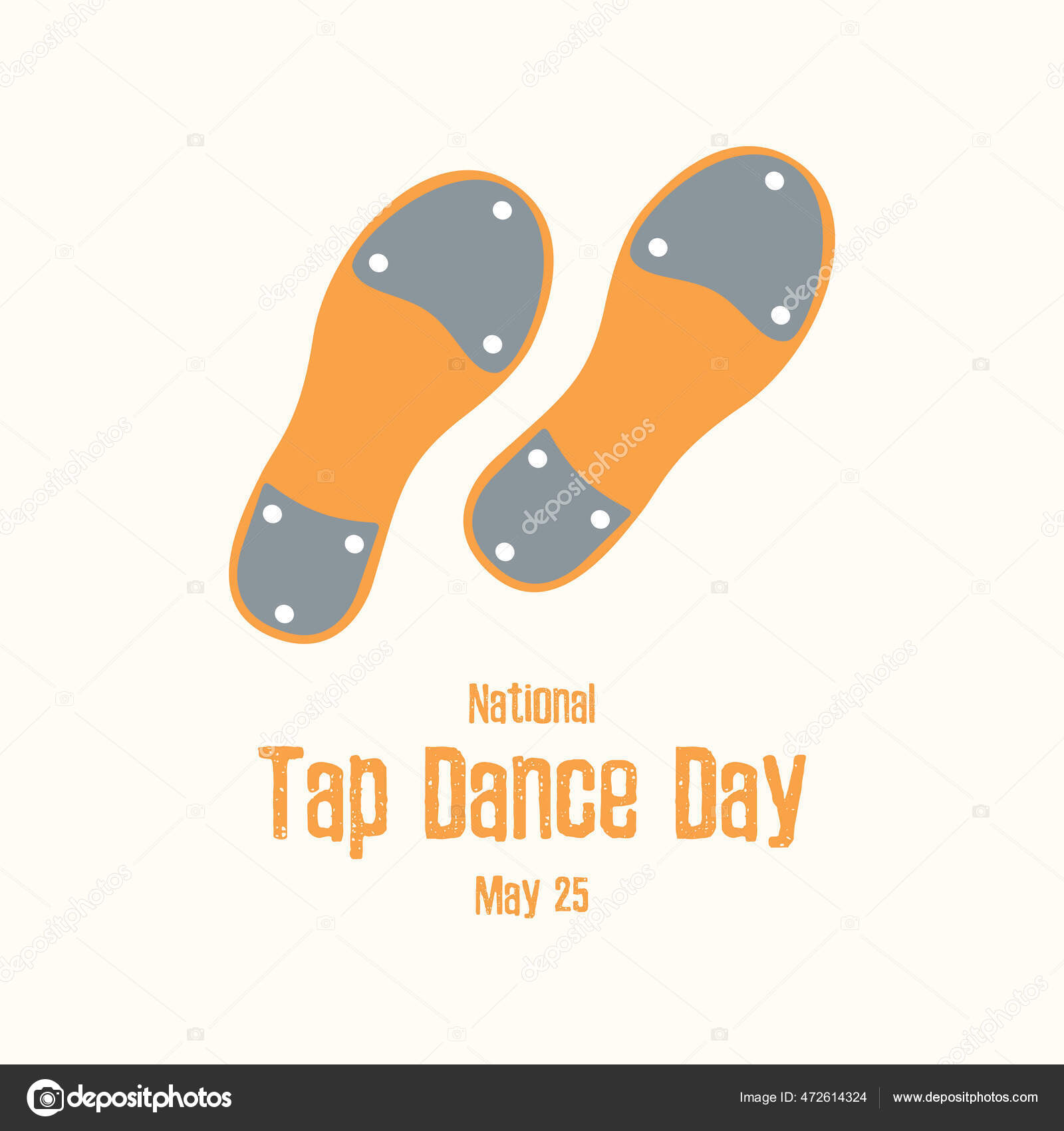 National Tap Dance Day Vector Tap Dance Shoes Icon Set Stock Vector