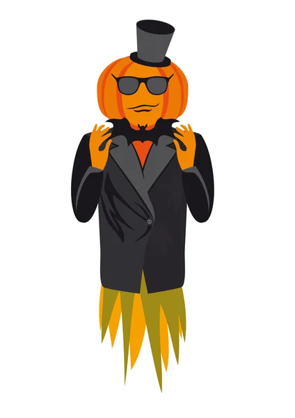 Stylový strašák. Nové módní ikona Halloween. — Stockový vektor