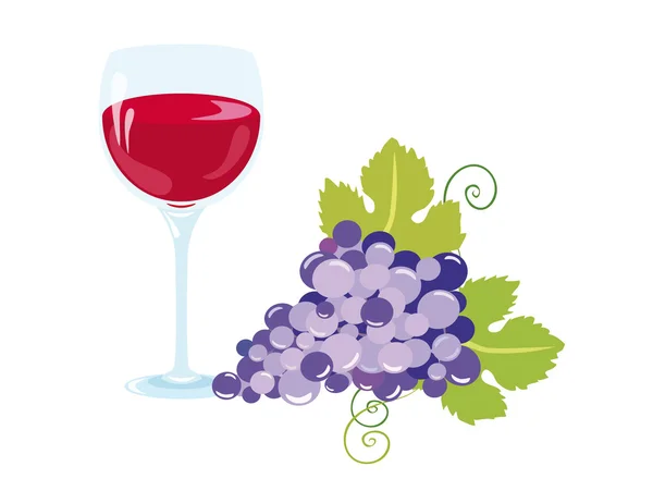 Келих хорошого вина — стоковий вектор