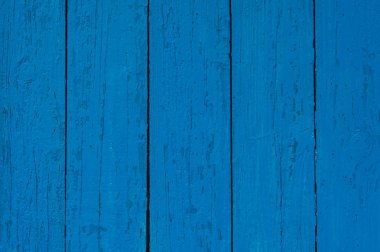 Mavi ahşap plakalar