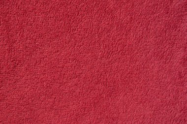 Pırıl pırıl kırmızı doku. Makro fotoğraf. Kumaş arkaplanı