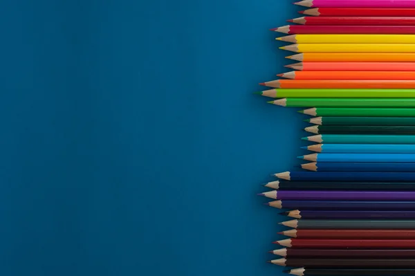 Fundo lápis coloridos . — Fotografia de Stock