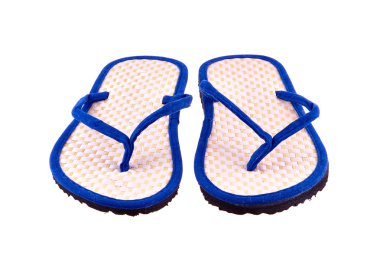 parmak arası terlik beyaz arkaplanda izole edildi