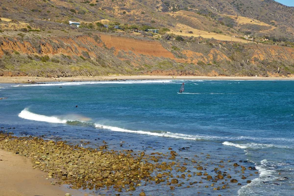 Planche à voile à Malibu — Photo