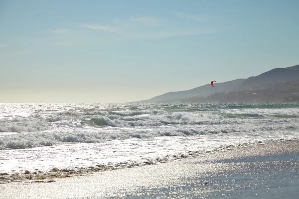 Kite surfer California parti shores — Stock Fotó