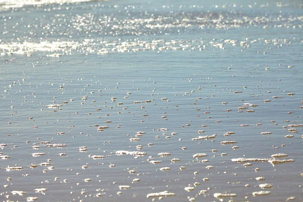 Seafoam na plaży — Zdjęcie stockowe