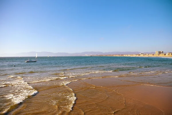 Vista panorâmica da praia de Veneza CA — Fotografia de Stock