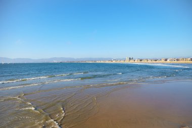 Venice Beach Ca'nın panoramik görünüm