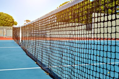 Açık Tenis Kortu kimse Malibu'da ile