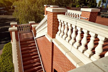 Malibu'da Parkı içinde eski beton merdiven