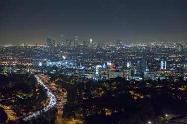 Downtown Los Angeles görünümünü