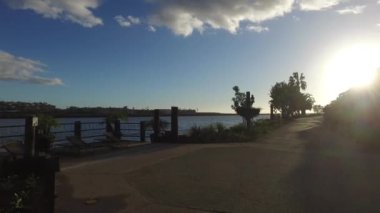 Marina Del Rey steadicam ile yürüyüş