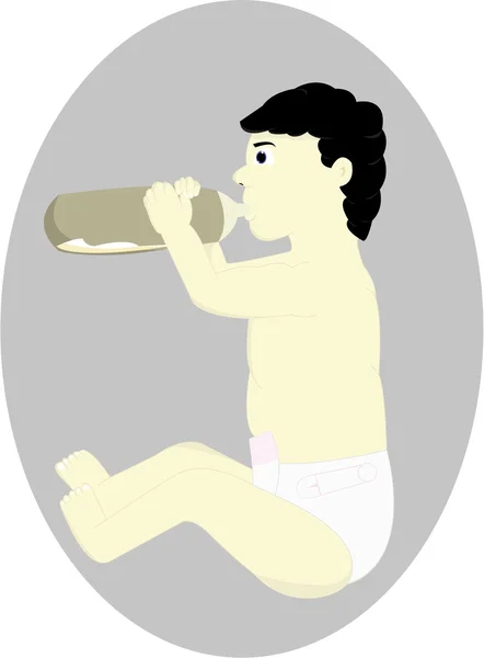 Bebek süt içecek