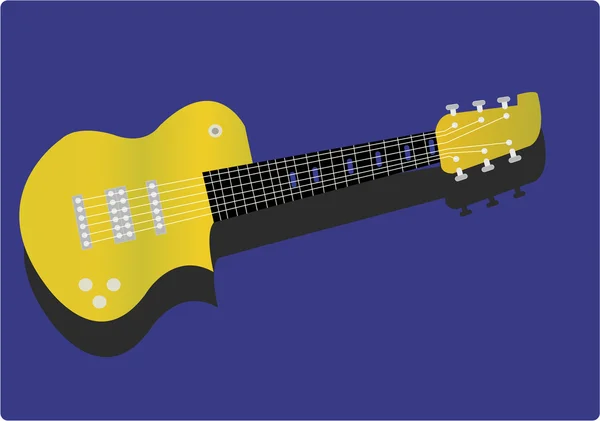 La guitare cool — Image vectorielle