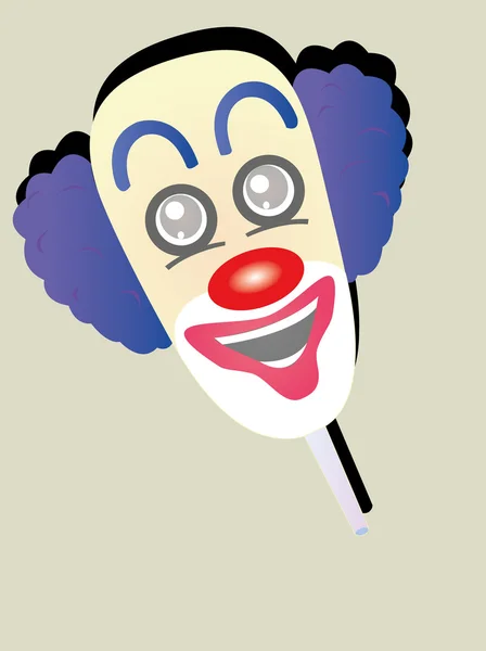 De clown van snoep — Stockvector