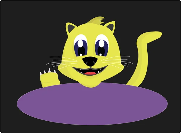 gülümseyen logo kedi