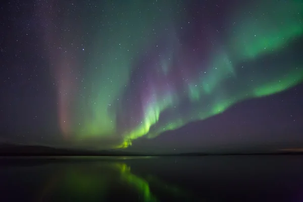 Luzes da Aurora Borealis.Polar — Fotografia de Stock