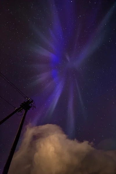 Aurora Borealis.Polar φώτα — Φωτογραφία Αρχείου