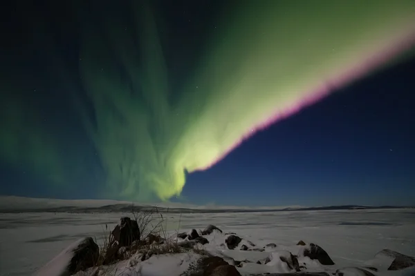 Aurora Borealis.Polar φώτα — Φωτογραφία Αρχείου